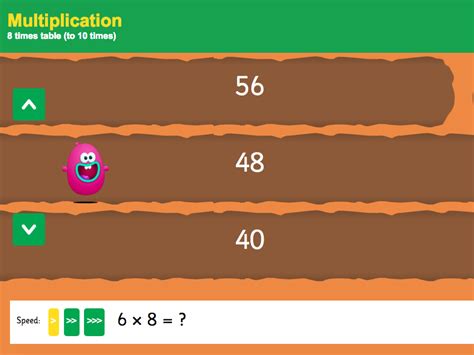 8 Times Tables Up To 10x Interactive Game Ks2 Number Teaching
