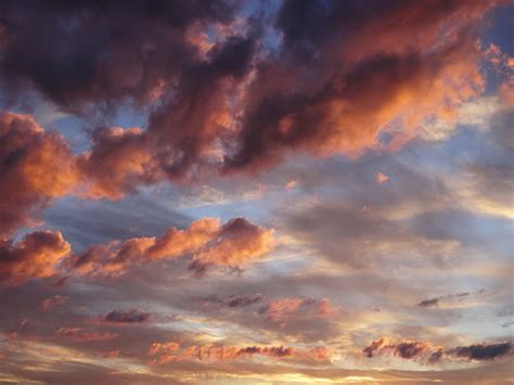 Sky Wolkenspiel Evening Sky Clouds Sunset 20 Inch By 30 Inch Laminated