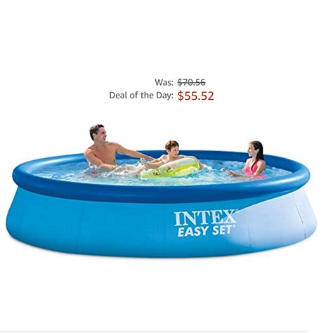 Today Only Intex 12ft X 30in Easy Set Pool Set 5552