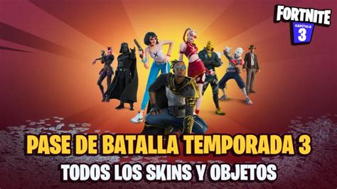 pase de batalla de fortnite temporada 3 todos los skins y recompensas meristation