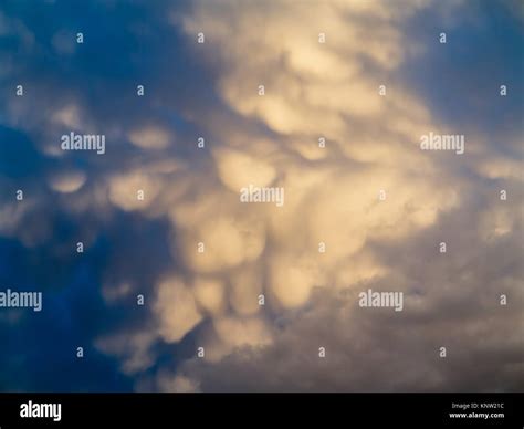 Bizarre Clouds On The Sky After Storm Stock Photo Alamy