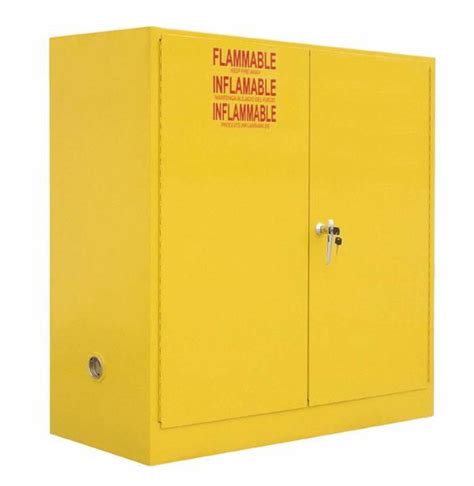 Lab Safety Flammable Liquid Storage Cabinet With Paddle Lock