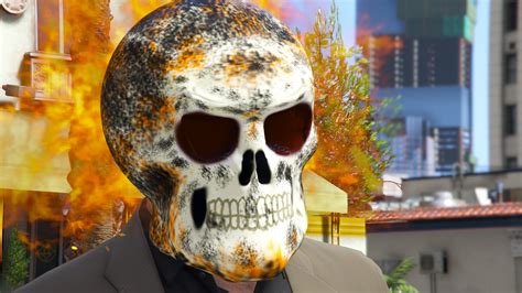 Flaming Skull Mask Gta5