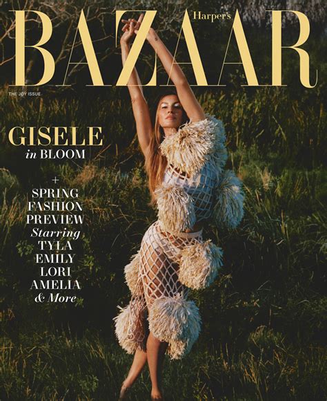 Gisele Bündchen Covers Harpers Bazaar February 2024 Joy Issue Tom Lorenzo
