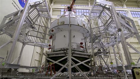 Artemis 1 Orion Halfway Through Plum Brook Thermal Vacuum Test