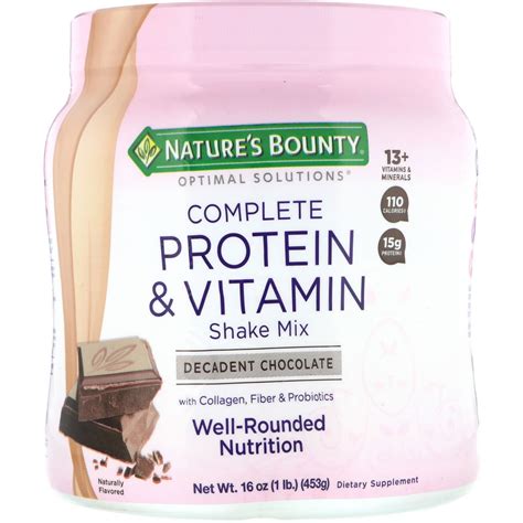 Natures Bounty Optimal Solutions Complete Protein And Vitamin Shake