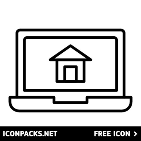 Free Laptop And Home Svg Png Icon Symbol Download Image