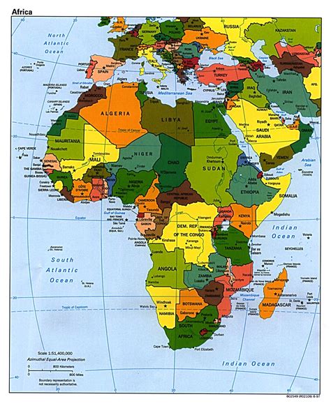 Mapa Do Globo Com O Mapa Politico De Africa Ilustracao Stock Images