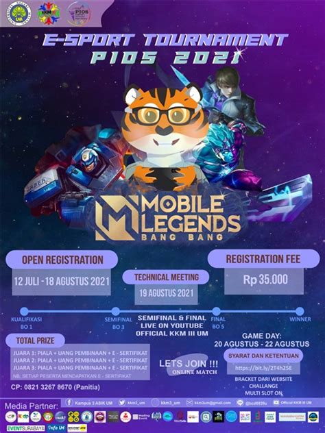 Tournament Mobile Legends Pios 2021 · Eventsurabaya