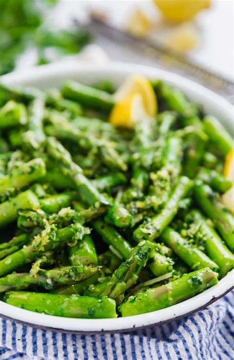 Sautéed Asparagus With Parmesan Gremolata Is A Light And Fresh Side