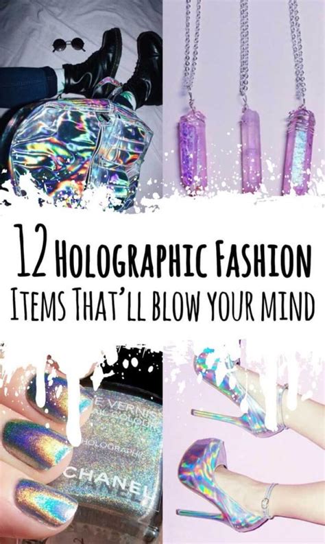 12 Holographic Fashion Items Thatll Blow Your Mind