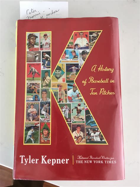 K A History Of Baseball In Ten Pitches By Tyler Kepner Baseball History Book Cover Tyler