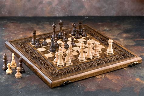 Handmade Wooden Chess Set High Quality Chess Pieces Etsy