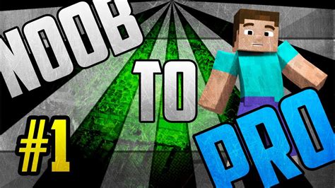 Minecraft Noob To Pro Episode 1 Exploration And 1st Night Youtube