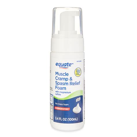 Equate Muscle Cramp And Spasm Relief Foam 34 Fl Oz