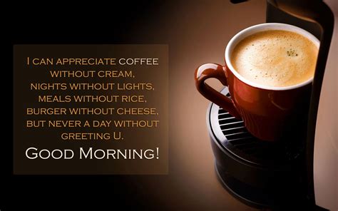 √ Good Morning Quotes With Coffee Cup