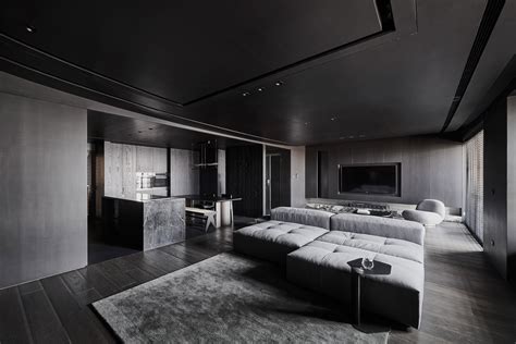 Interior Design — All Black Apartment — Modern Chic Apartment In Tainan