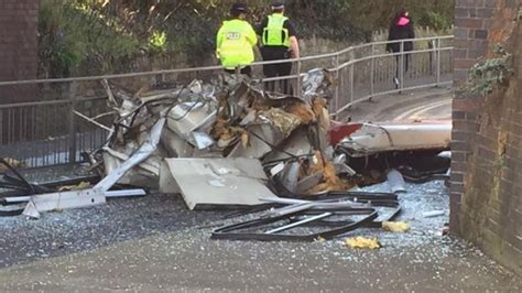 Bus Roof Ripped Off In Bournemouth Bridge Crash Bbc News