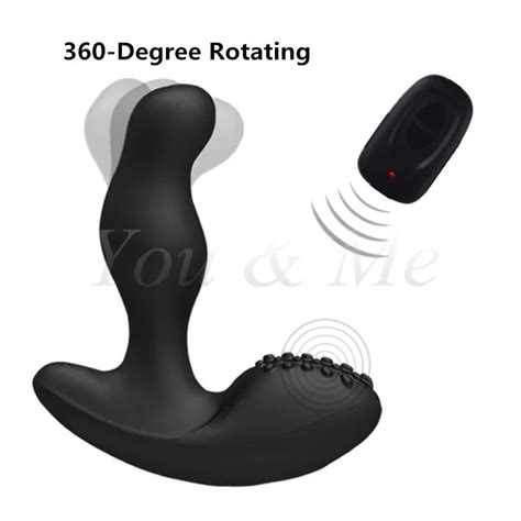 Levett 3 Mode Rotating 16 Mode Vibration Male Prostate Massager G Spot Stimulate Vibrator Butt