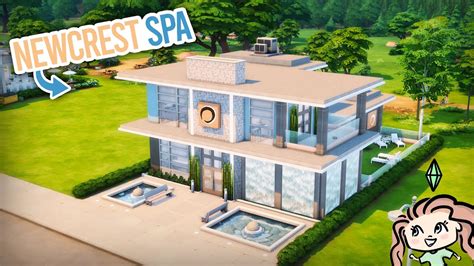 Newcrest Spa And Nail Salon The Sims 4 Speed Build 🏡 Youtube