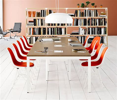 Pair eames / herman miller cushioned naugahyde molded fiberglass swivel chairs. Eames Molded Fiberglass Armchair | Architonic