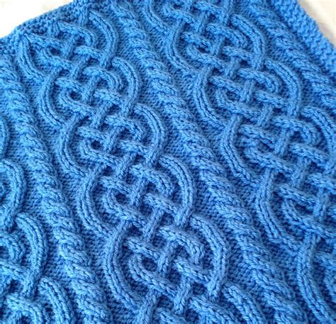 Ravelry Celtic Cable Blanket Pattern By Knit Sew Make