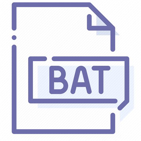 Bat Batch Extension File Icon Download On Iconfinder
