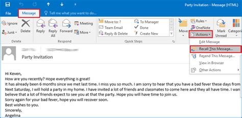 Recall An Email In Outlook 2016 Daspower