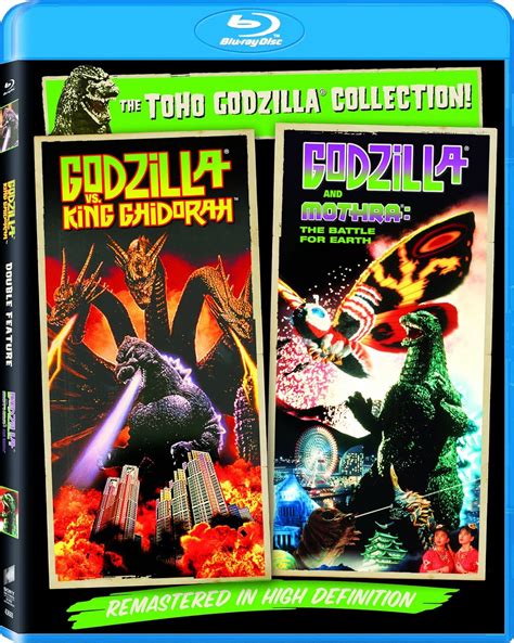 Godzilla Vs King Ghidorah Godzilla Vs Mothra Blu Ray Importado