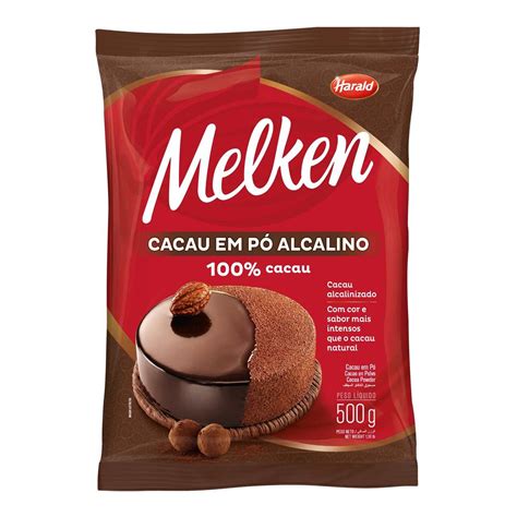 Also chocolate mousse texture can definitely be affected by the percentage and quality of chocolate you are using. Chocolate em Pó Alcalino 100% Cacau 500g Melken Harald ...