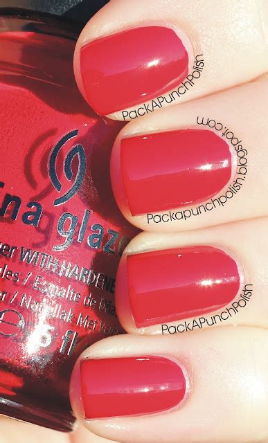 packapunchpolish china glaze adventure red y