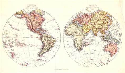 Antique Maps Old Cartographic Maps Antique Map Of The World