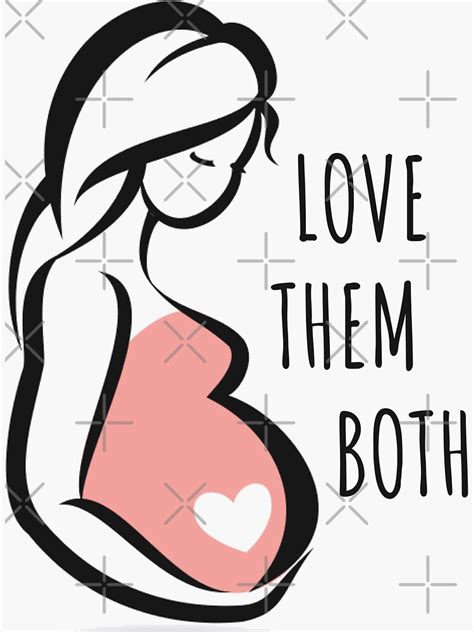 Love Them Both Sticker For Sale By Madamright Redbubble