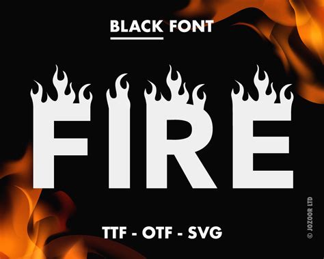 Fire Letter Flame Alphabet Letter Cricut Silhouette Font