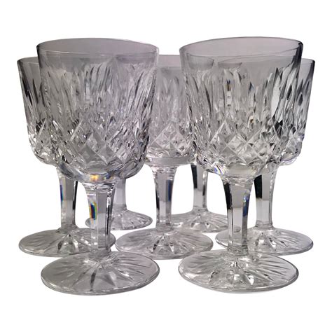 1950s Vintage Waterford Crystal Lismore Cocktail Cordial Glasses Set Of 7 Chairish