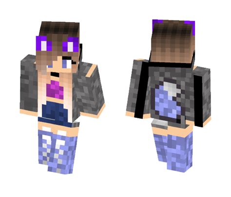 Download Cute Wolf Girl Minecraft Skin For Free Superminecraftskins