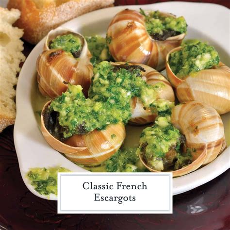 A Recipe For Classic French Escargot With A Parsley Garlic Butter In A