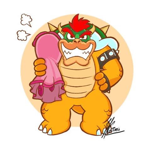 Bowser Kidnaped Peach New Id By Mkdrawings On Deviantart Bowser Super Mario Art Nintendo