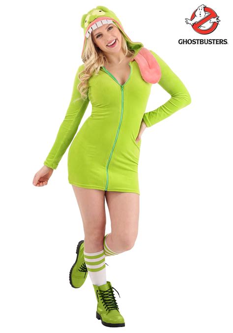 Ghostbusters Slimer Hoodie Costume For Women