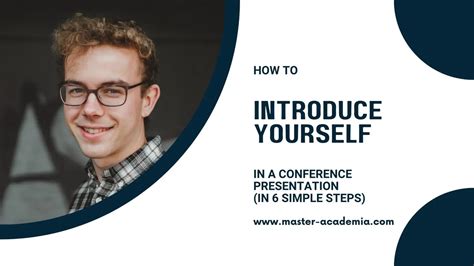 How To Introduce Yourself In A Conference Presentation In Six Simple
