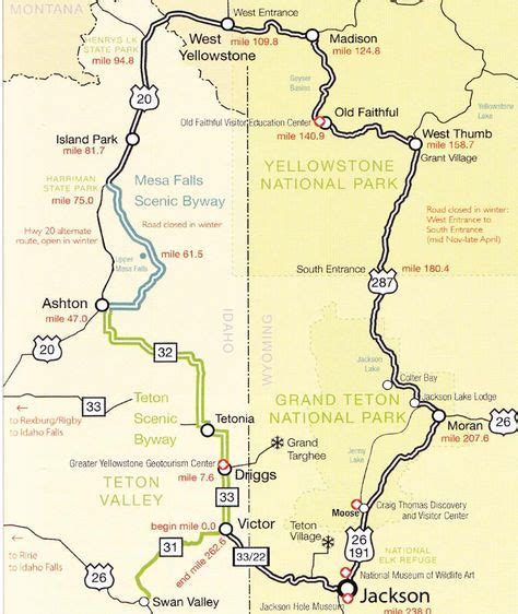 Teton Scenic Byway Idaho The Yellowstone Grand Teton Loop Starts In