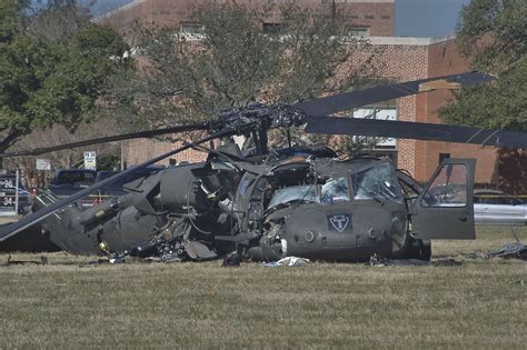 Black Hawk Helicopter Crashed On Duncan Field On Campus Of Texas Aandm