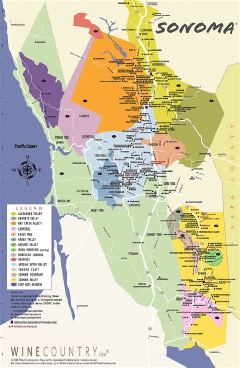 Wine Country Map