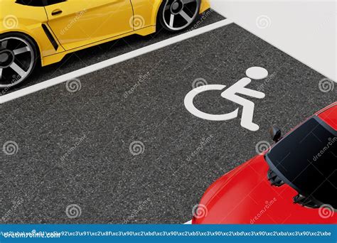 Plaza De Aparcamiento Para Personas Con Movilidad Reducida Icono De Estacionamiento Para