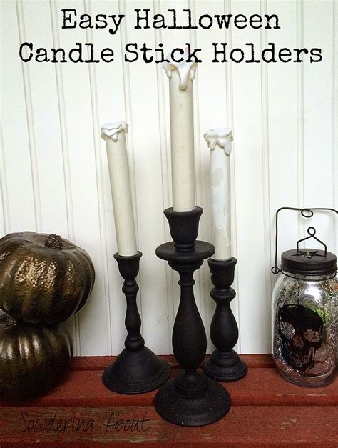Sowdering About Upcycled Candle Stick Holders