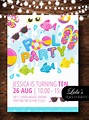 Pool Party Invitation for kids ⋆ Lulu's Digital Invitations
