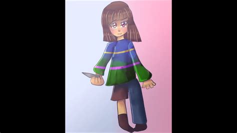 Frisk Chara Fusion Clip Studio Paint Speedpaint Youtube