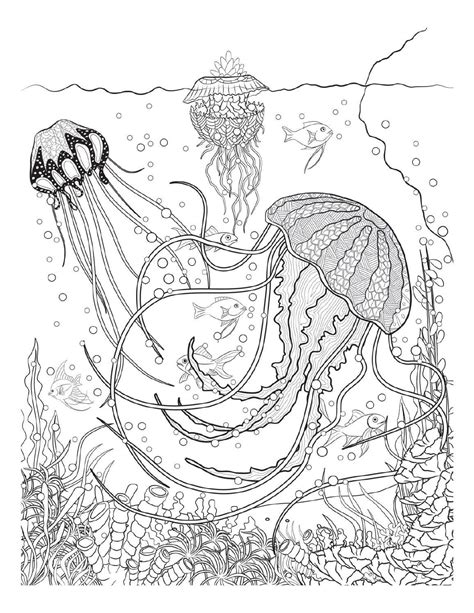 Underwater Sea Life Coloring Pages Coloring Pages