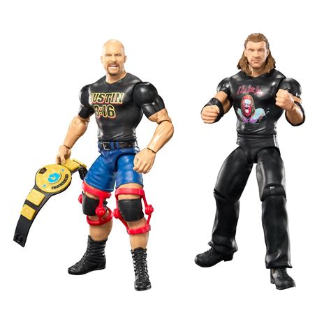 Wwe Championship Showdown Series 15 Stone Cold Steve Austin And Triple H Action Figure 2 Pack