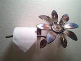 Photos of Flowered Toilet Paper